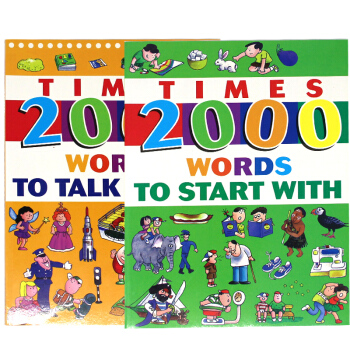新加坡儿童英语图解词典Times 2000Words初级+高级套装(共4000词