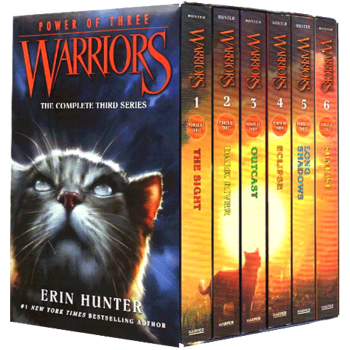 英文原版章節書 Warriors Power of Three Box Set 貓武士三部麯6冊