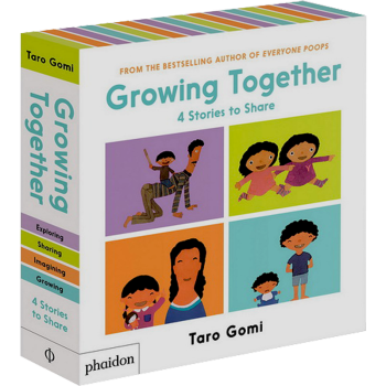 英文原版繪本 Growing Together 五味太郎 成長成長係列4冊 Taro Gomi pdf epub mobi 電子書 下載