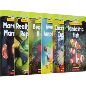 英文原版 Science Vocabulary Readers L1 Animal Groups6册