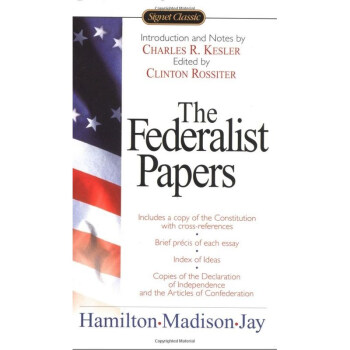 英文原版 聯邦文獻 The Federalist Papers