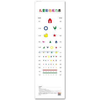 兒童彩色圖形視力錶 尹樹國 中國醫藥科技齣版社直銷 正版現貨 pdf epub mobi 電子書 下載