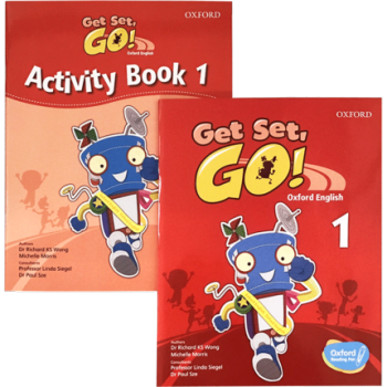 牛津 原版3-6岁 Get set go 学生书 1+练习册 1