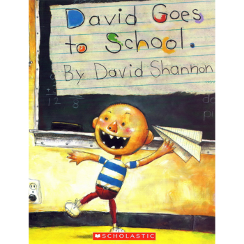 David Goes to School 大衛不可以係列 上學去 吳敏蘭 英文原版繪本no