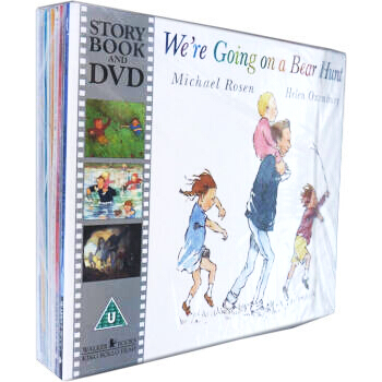 Time for a story 經典兒童英文原版繪本套裝(10本書+10DVD)
