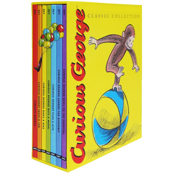 英文原版 Curious George 好奇的喬治猴7冊禮盒裝 汪培珽第三階段 廖彩杏書單推薦繪本 pdf epub mobi 下载