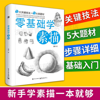 零基础学素描 绘画基础教程 简笔画静物素描人物轻松自学素描素描入门速写 美术入门书 素描书 pdf epub mobi 下载