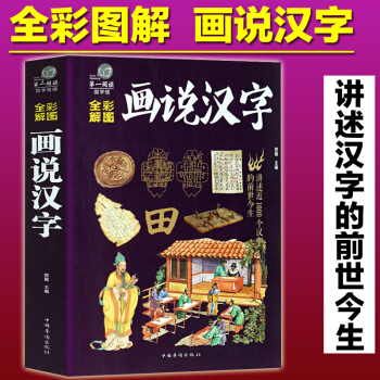 畫說漢字(彩圖版)中華文化精粹 漢字裏的故事筆尖上的中國 中華辭海字典