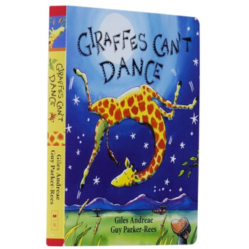 英文原版繪本 Giraffes Can't Dance 長頸鹿不會跳舞童謠 繪本圖畫紙闆書