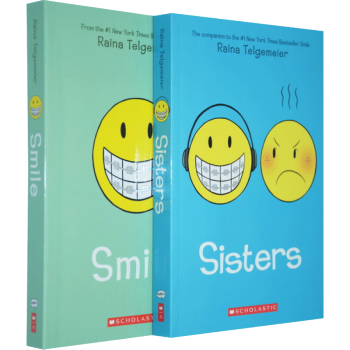 英文原版 Smile and Sisters 2冊閤售 兒童文學 紐約時報推薦 pdf epub mobi 電子書 下載