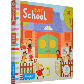 英文原版繪本 啓濛 Busy School 係列 操作書 busy 係列紙闆書
