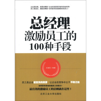 总经理激励员工的100种手段 pdf epub mobi 下载