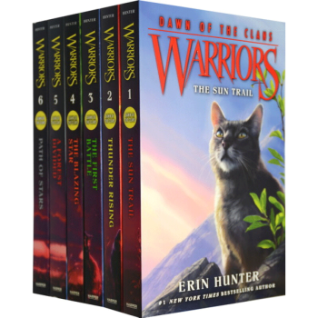 英文原版Warriors Dawn of the Clans 貓武士五部麯族群黎明6冊 pdf epub mobi 下载