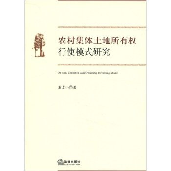 農村集體土地所有權行使模式研究 pdf epub mobi 下载
