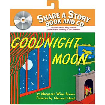 英文原版繪本 Goodnight Moon(附CD)晚安月亮 廖彩杏書單