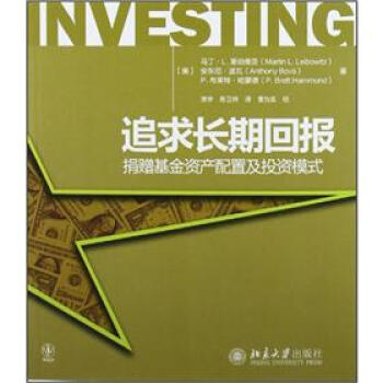 追求长期回报：捐赠基金资产配置及投资模式 pdf epub mobi 下载