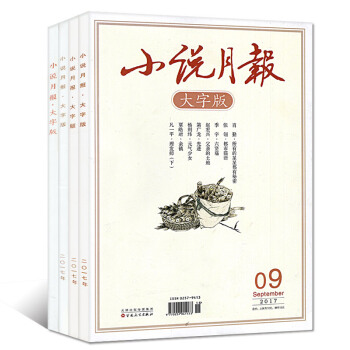 【下半年】小说月报杂志大字版7本打包2017年7-12月+2016年试刊文学文摘过期刊 pdf epub mobi 下载