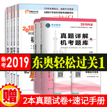 备考2019 初级会计职称2018教材配套东奥轻松过关1 初级会计实务+经济法基础 6本 pdf epub mobi 下载