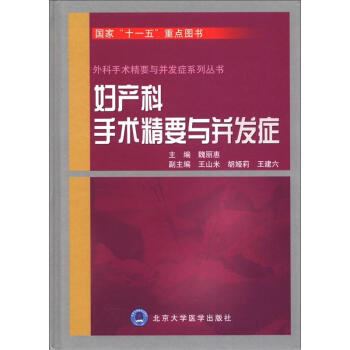 外科手術精要與並發癥係列叢書:婦産科手術精要與並發癥