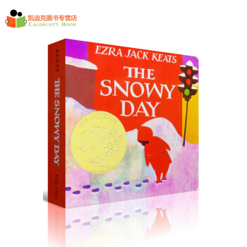 百本必读 凯迪克大奖 The Snowy Day 下雪天英文原版绘本纸板#