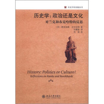 历史学的实践丛书·历史学：政治还是文化·对兰克和布克哈特的反思 pdf epub mobi 电子书 下载