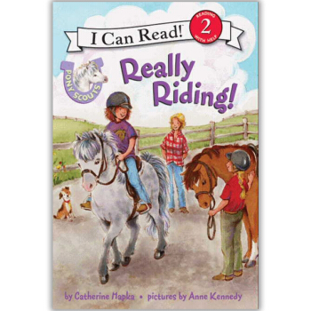 I can read Pony Scouts原版兒童英文繪本小馬童子軍:真正的騎術