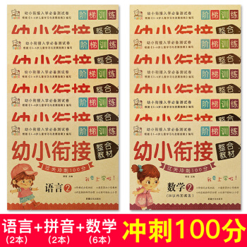 全10册幼小衔接阶梯训练整合教材 学前冲刺100分语言数学拼音 入学准备 寒假作业 pdf epub mobi 电子书 下载