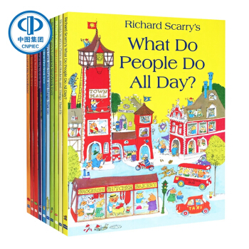 斯凱瑞套裝 童書10冊 原版繪本 Richard Scarry Collection
