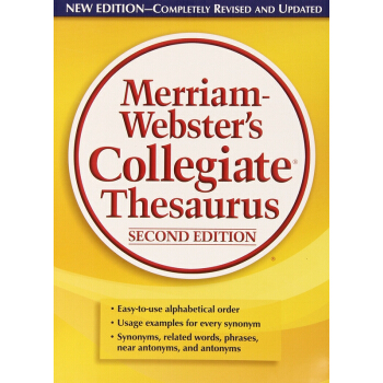 【中商原版】[英文原版]Merriam-Webster's Collegiate Thesaurus pdf epub mobi 下载