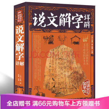 【满49减15元】 彩图正版说文解字详解 原文译文注释插图版