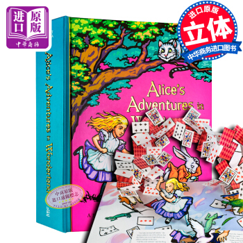 【中商原版】原版Alices Adventures in Wonderland爱丽丝梦游仙境立体书