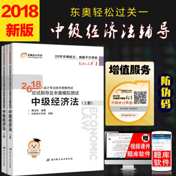 预售中级会计职称2018教材东奥轻松过关1 中级经济法应试指导及全真模拟测试 pdf epub mobi 下载