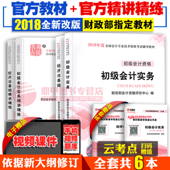 备考2019 初级会计职称2018教材+精讲精练 初级会计实务+经济法基础6本套 会计师教材习题 pdf epub mobi 下载