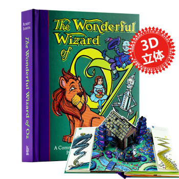 【中商原版】英文原版 Wonderful Wizard of Oz 綠野仙蹤 立體書