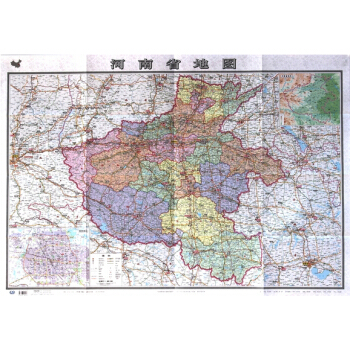 2018河南省地图 大幅面展开约1.1米 袋装折叠图 方便易携带 可贴墙地图 pdf epub mobi 下载