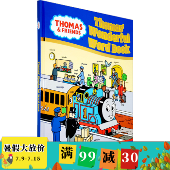 英文原版繪本 Thomas Wonderful Word Book 托馬斯小火車 圖畫詞典書