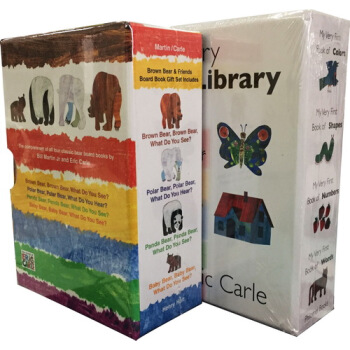 Eric Carle My Very First Library+Brown Bear 英文原版