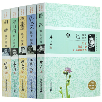 邊城瀋從文中國現代名傢經典散文魯迅+硃自清+徐誌摩+鬍適 全5冊 當代文學散文經典 pdf epub mobi 下载