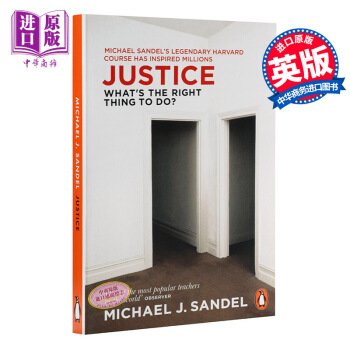【中商原版】公正 英文原版 Justice 邁剋爾桑德爾公開課 羅輯思維書單 pdf epub mobi 電子書 下載