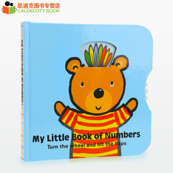 英文原版繪本 低幼基礎認知啓濛翻轉書 My Little Book of Numbers 精裝