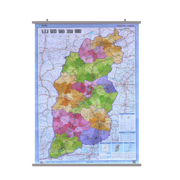 2018山西省地圖掛圖1.1米x0.8米 按縣級劃分山西地圖政區版雙膜整張 商務辦公學習 防水覆膜 pdf epub mobi 下载