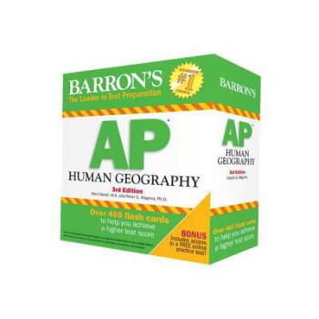 Barron's AP Human Geography Flash Cards, 3...