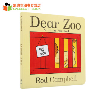 Dear Zoo 吳敏蘭書單親愛的動物園英文原版繪本紙闆翻翻書0-2歲#
