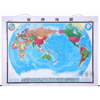 2017世界地圖掛圖 2.3米*1.7米 雙麵覆膜辦公室世界地圖 領導滿意的精品地圖 pdf epub mobi 下载