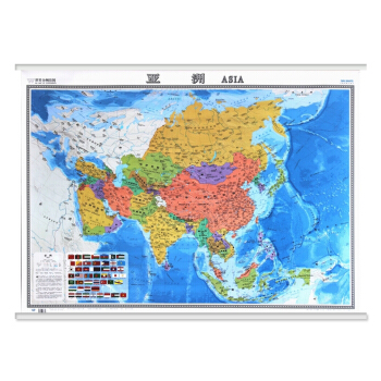 亚洲地图挂图 1.17*0.86米 大张亚洲地图 亚膜无缝整张精品 pdf epub mobi 下载