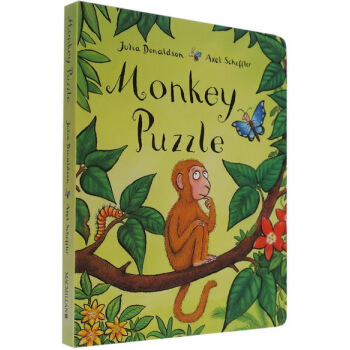 Monkey Puzzle纸板书 小猴子找妈妈 吴敏兰书单 英文原版绘本