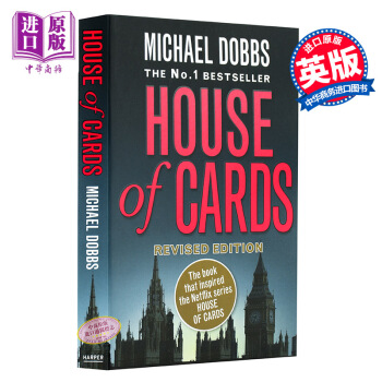 【中商原版】house of cards 紙牌屋 英文版原版季 Netflix美國電視劇原著小說書