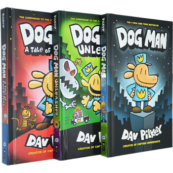 Dog Man #1-3 神探狗狗的冒险3册 Unleashed 内裤超人作者 英文原版漫画章节书 pdf epub mobi 电子书 下载