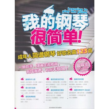 我的钢琴很简单:成年人简谱钢琴 好歌名曲123首