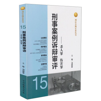 刑法分則實務叢書·刑事案例訴辯審評：殺人罪傷害罪 pdf epub mobi 下载